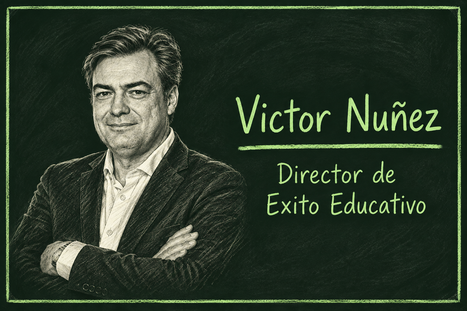 Víctor Núñez, director de Éxito Educativo y conductor de las mesas